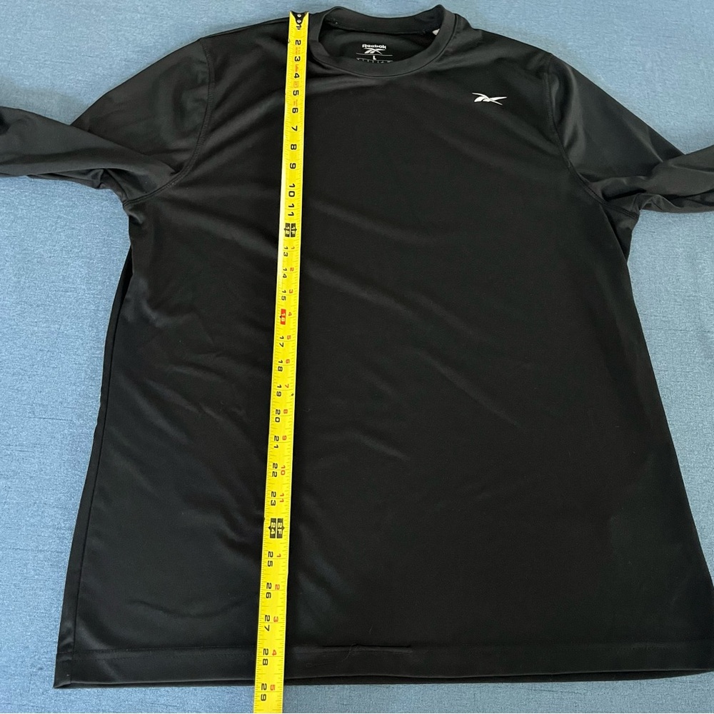 Reebok Men's Black Long Sleeve Shirt - Picture 9 of 9